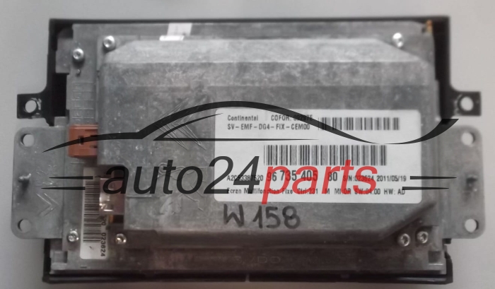 WYSWIETLACZ EKRAN NAVI CITROEN PEUGEOT 9673540580, A2C53387520