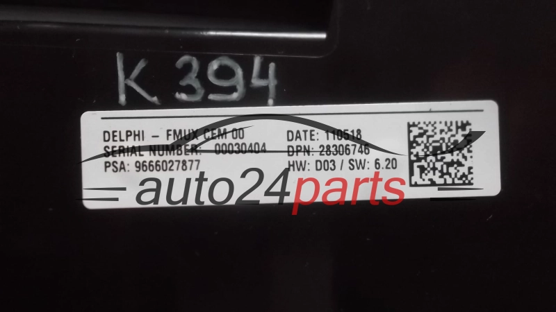 PANEL KLIMATYZACJI NAVI CITROEN PEUGEOT RNEG2 9666027877, 28306746