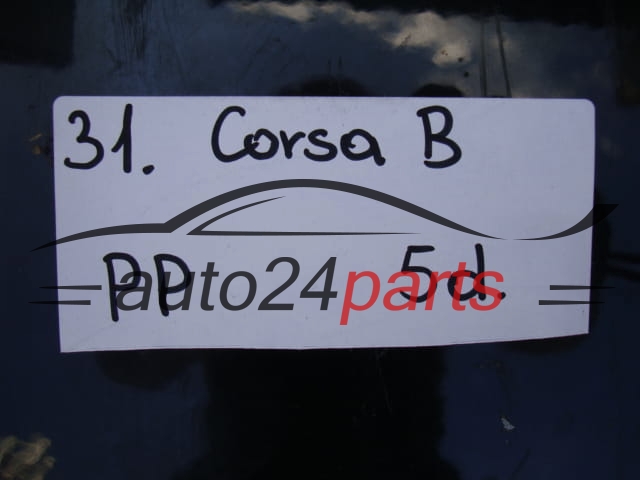 DRZWI PRAWE PRZEDNIE OPEL CORSA B CZARNE