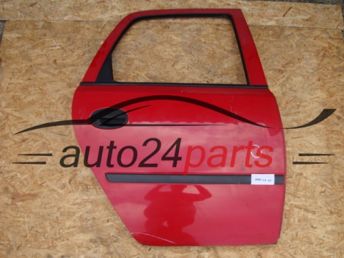 DRZWI PRAWE TYLNE OPEL MERIVA CZERWONE