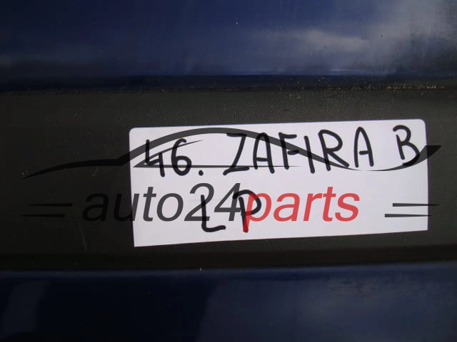 DRZWI LEWE PRZEDNIE OPEL ZAFIRA B NIEBIESKIE