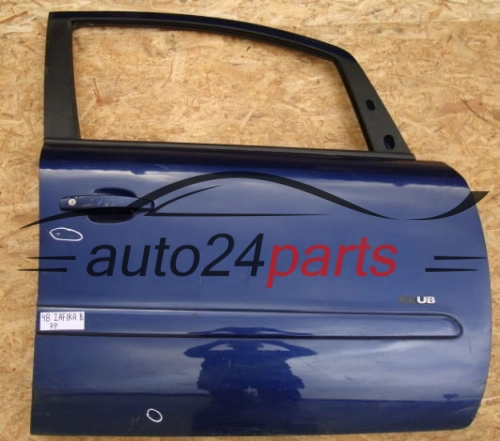 DRZWI PRAWE PRZEDNIE OPEL ZAFIRA B NIEBIESKIE