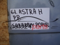 DRZWI PRAWE PRZEDNIE OPEL ASTRA H SREBRNE