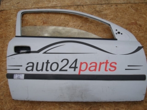 DRZWI PRAWE PRZEDNIE OPEL ASTRA G 3D BIAŁE - 89