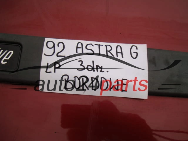 DRZWI LEWE OPEL ASTRA G 3D BORDOWE
