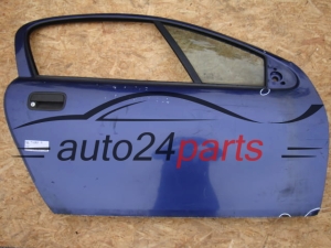 DRZWI PRAWE PRZEDNIE OPEL TIGRA A GRANATOWE - 96