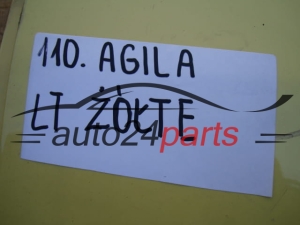 DRZWI PRAWE TYLNE OPEL AGILA ŻÓŁTE