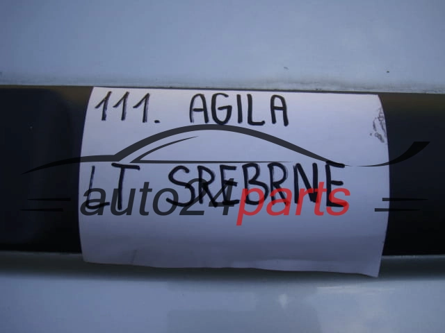 DRZWI LEWE TYLNE OPEL AGILA SREBRNE