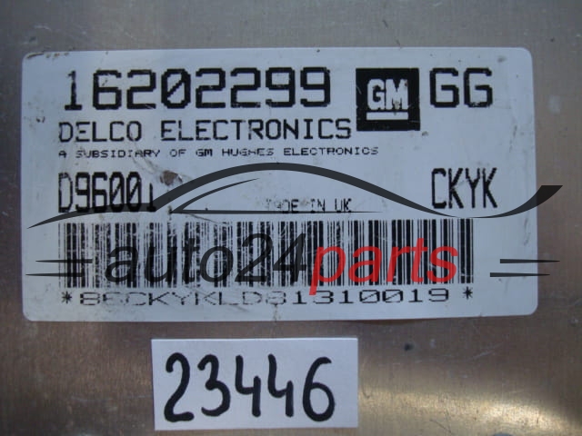 Sterownik silnika OPEL VECTRA 16202299 GG CKYK