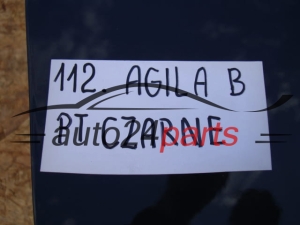 DRZWI PRAWE TYLNE OPEL AGILA CZARNE -