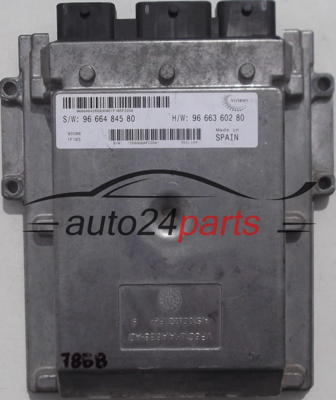 KOMPUTER STEROWNIK SILNIKA PEUGEOT BOXER, CITROEN JUMPER, FIAT DUCATO 2.2 HDI 96 663 602 80, 9666360280,96 664 845 80, 9666484580