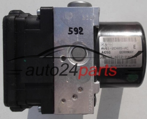 POMPE HYDRAULIQUE ET CALCULATEUR d'ABS FORD FOCUS FoMoCo AV61-2C405-AC, AV612C405AC, ATE 10.0212-0387.4, 10021203874, 28.5611-3806.3, 28561138063, 10.0961-0130.3, 10096101303, 10.0619-3265.1, 10061932651 
