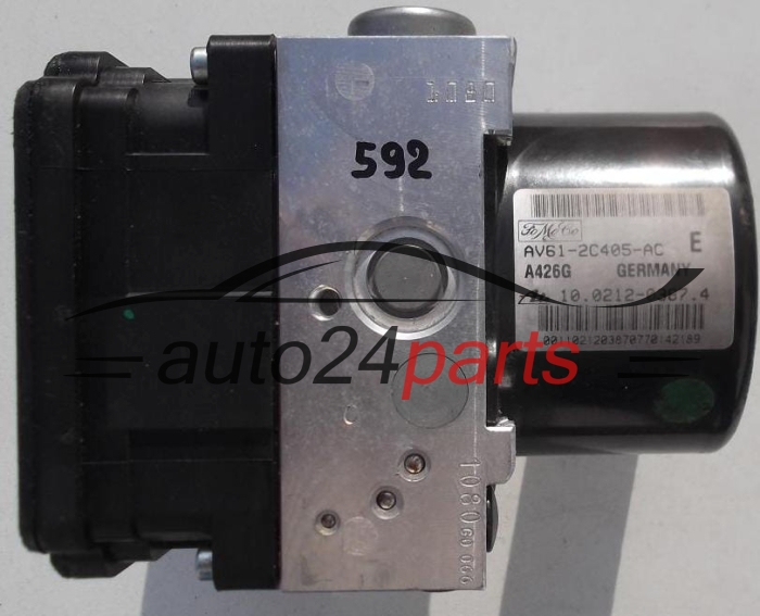 POMPE HYDRAULIQUE ET CALCULATEUR d'ABS FORD FOCUS FoMoCo AV61-2C405-AC,  ATE 10.0212-0387.4