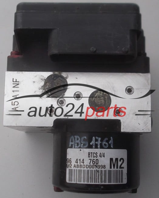 POMPE HYDRAULIQUE ET CALCULATEUR d'ABS CHEVROLET EPICA 96 414 760, 96414763, 5WY7411A 