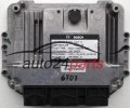 KOMPUTER STEROWNIK SILNIKA PEUGEOT CITROEN BOSCH 0 281 B04 238, 0281B04238, 8V21-12A650-KA6, 8V2112A650KA6, 12A650KA6, S07 04575, S0704575, EDC 16C34-5.101 - 6682, 6707, 6718