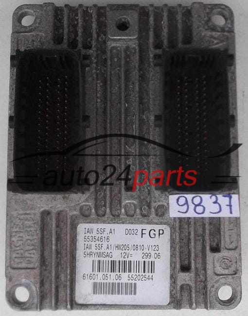 MOTORSTEUERGERÄT ECU STEUERGERAT FIAT STILO 1.6 Magneti Marelli IAW 5SF.A1,  FGP 55354616