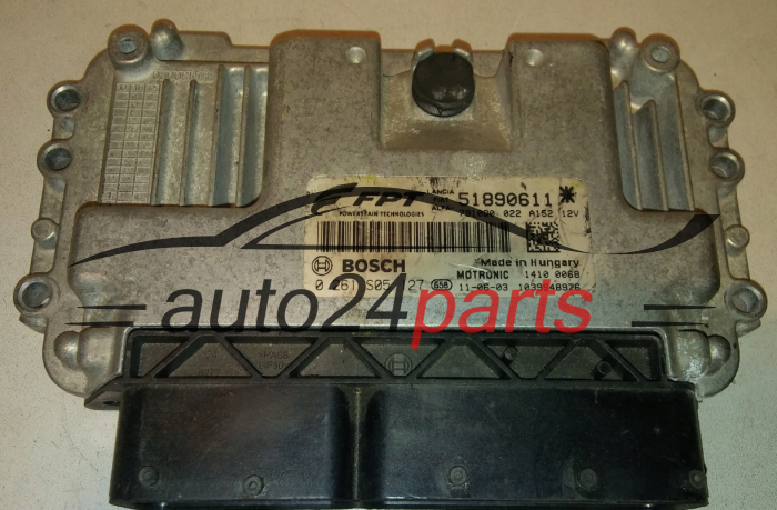 KOMPUTER STEROWNIK SILNIKA LANCIA FIAT ALFA BOSCH 0 261 S05 127, 0261S05127, 51890611