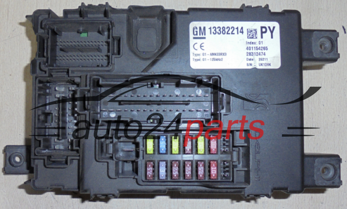 CENTRALKA MODUL STEROWNIK KOMFORTU OPEL CORSA D 13382214 PY, 28312474