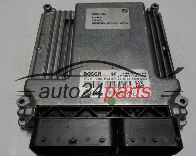 KOMPUTER STEROWNIK SILNIKA BMW BOSCH 0 261 208 540, 0261208540, DME 7 545 042, DME7545042, 7545042