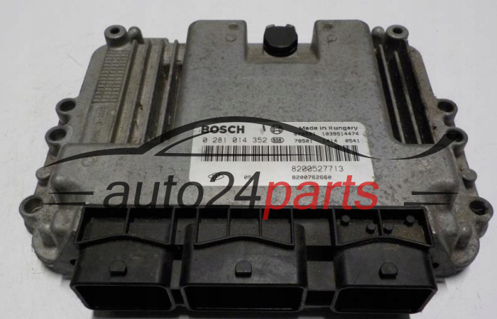 KOMPUTER STEROWNIK SILNIKA RENAULT BOSCH 0 281 014 352, 0281014352, 8200527713