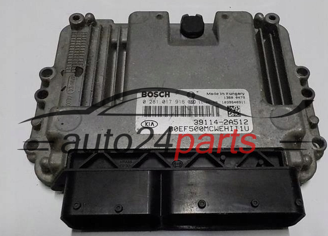 KOMPUTER STEROWNIK SILNIKA KIA BOSCH 0 281 017 916, 0281017916, 39114-2A512, 391142A512