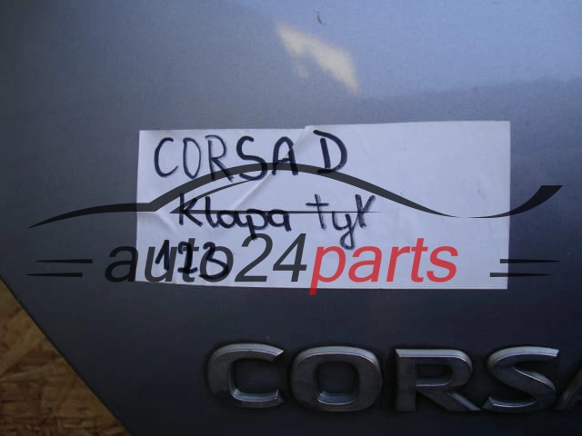KLAPA TYLNA OPEL CORSA D 3 HB