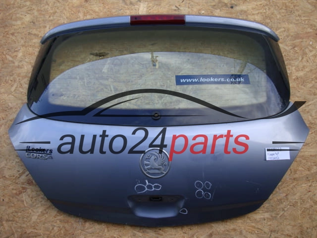 KLAPA TYLNA OPEL CORSA D 3 HB SREBRNA