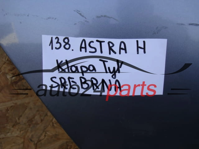 KLAPA TYLNA OPEL ASTRA H SREBRNA