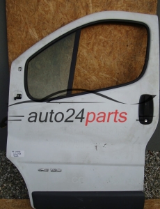 DRZWI LEWE PRZEDNIE OPEL VIVARO BIALE - 179