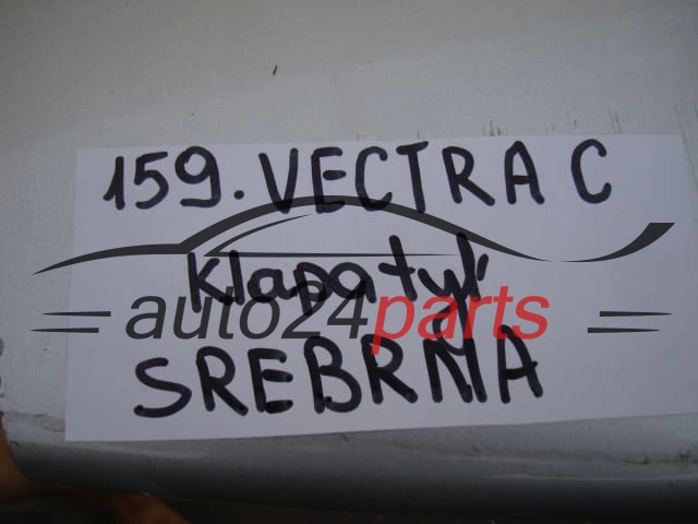 KLAPA TYLNA OPEL VECTRA C GTS SREBRNA