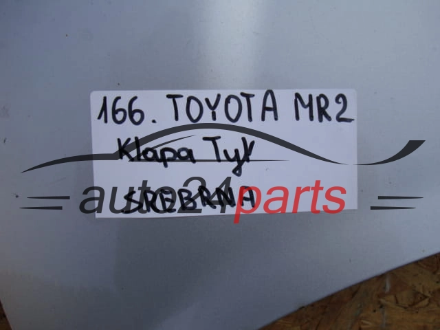 KLAPA TYLNA TOYOTA MR2 SREBRNA
