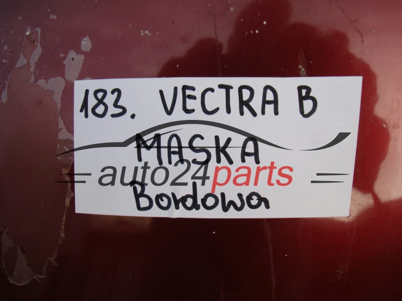 MASKA POKRYWA SILNIKA OPEL VECTRA B BORDOWA