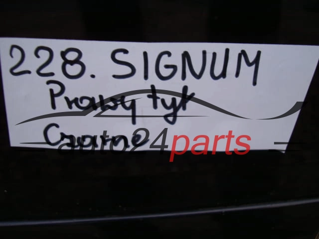 DRZWI PRAWE TYLNE OPEL SIGNUM CZARNE - 228