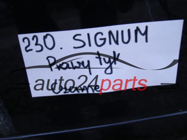 DRZWI PRAWE TYLNE OPEL SIGNUM CZARNE - 230