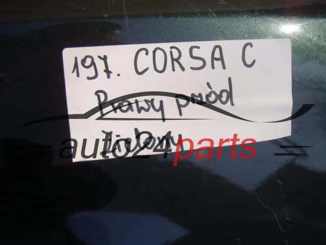 BŁOTNIK PRAWY PRZEDNI OPEL CORSA C ZIELONY - 197