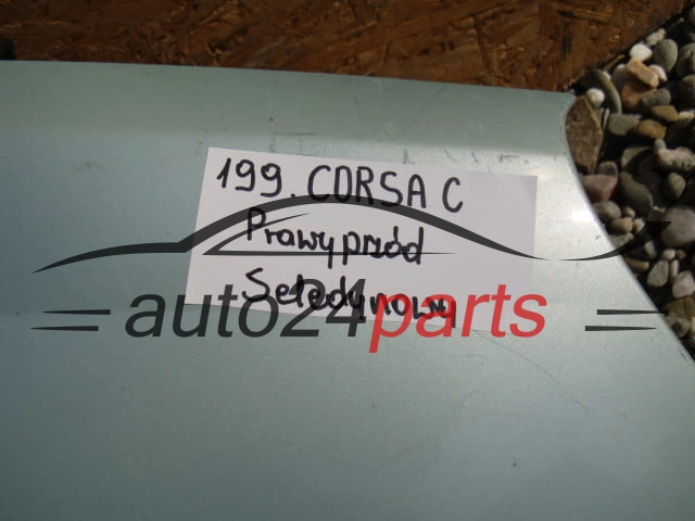 BŁOTNIK PRAWY PRZEDNI OPEL CORSA C SELEDYN - 199
