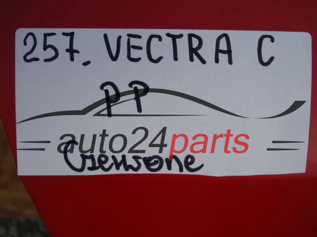 DRZWI PRAWE PRZEDNIE OPEL VECTRA C SIGNUM CZERWONE - 257