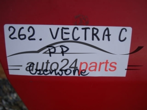DRZWI PRAWE PRZEDNIE OPEL VECTRA C CZERWONE - 262
