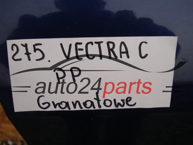 DRZWI PRAWE PRZEDNIE OPEL VECTRA C GRANATOWE - 275