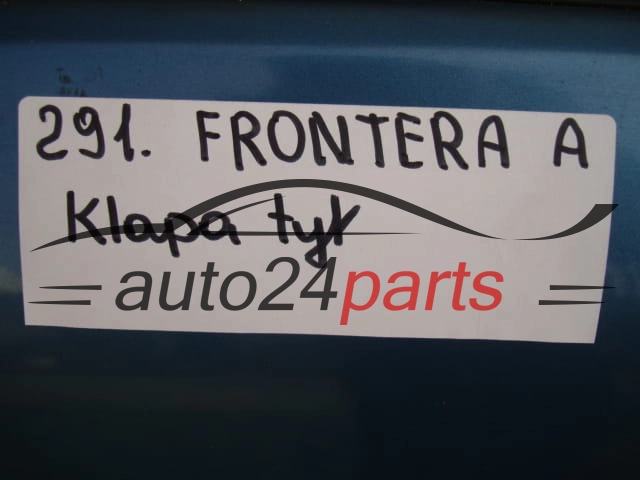 KLAPA TYLNA FRONTERA A NIEBIESKA - 291