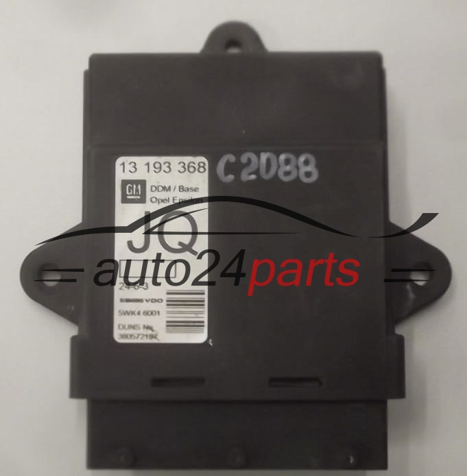 CENTRALKA MODUL STEROWNIK DRZWI OPEL VECTRA C 13193368 JQ, 5WK46001