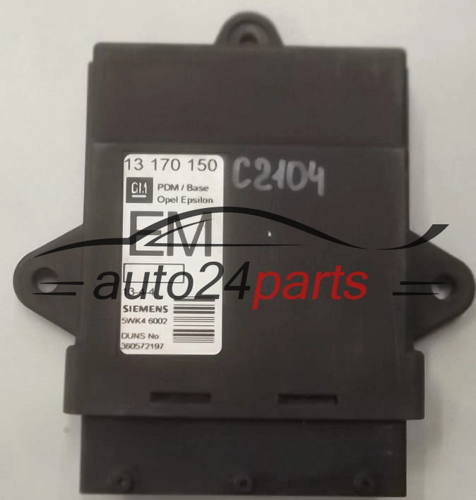 CENTRALKA MODUL KOMFORU OPEL VECTRA C 13 170 150 EM, 13170150, 5WK46002