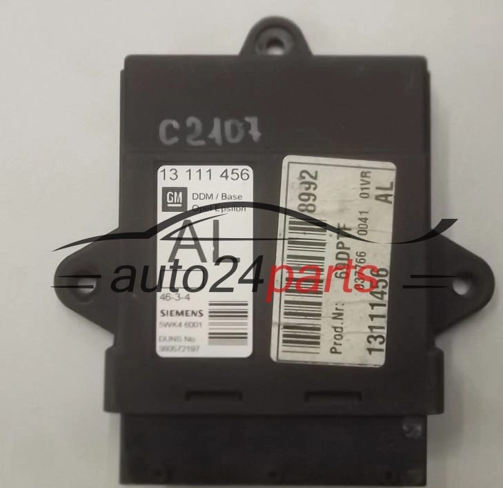 CENTRALKA MODUL STEROWNIK DRZWI OPEL VECTRA C 13111456 AL, 5WK46001