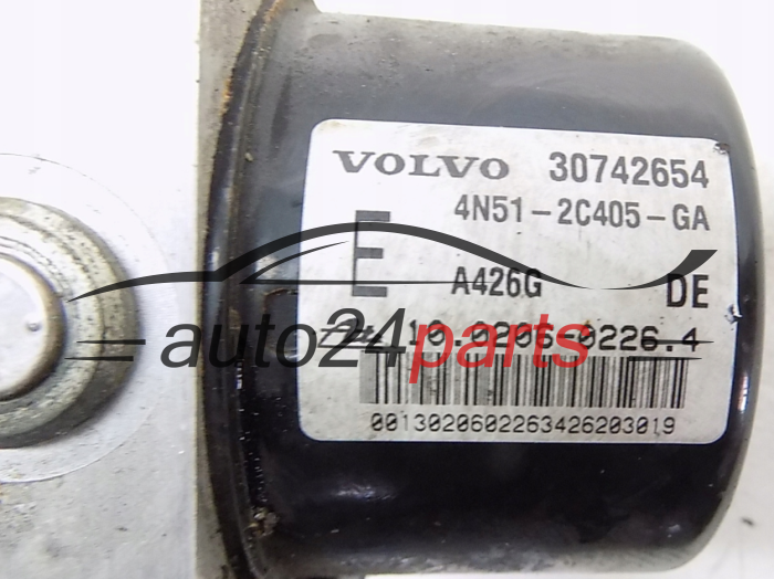 ABS POMPA I STEROWNIK VOLVO 30742654, 10.0206-0226.4, 10020602264, 4N51-2C405-GA, 4N512C405GA, 30742665 AA, 30742665AA