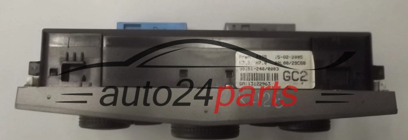PANEL OGRZEWANIA STEROWNIK NAWIEWU OPEL ASTRA H 13 122 963