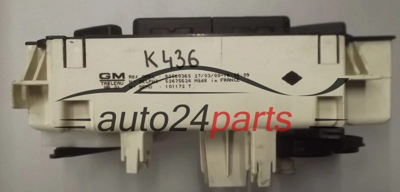 PANEL OGRZEWANIA STEROWNIK NAWIEWU OPEL ASTRA G 90 560 365, 90560365