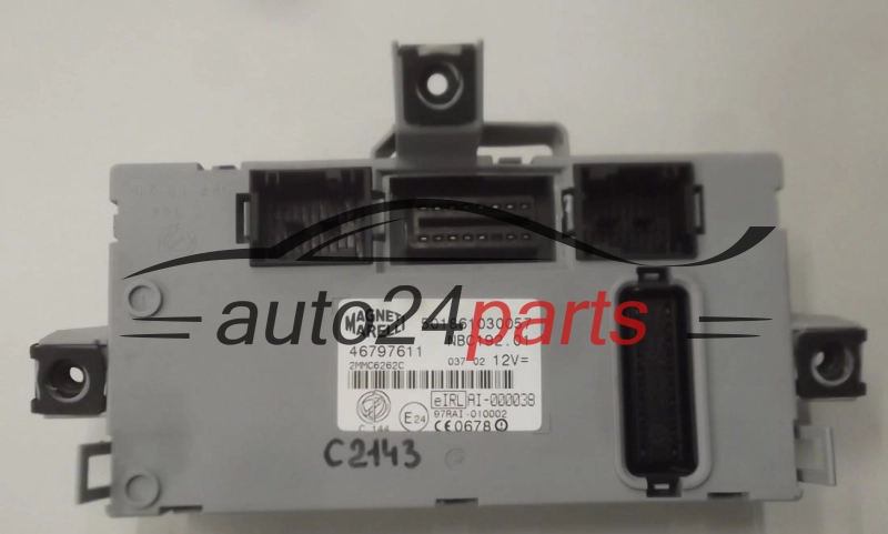 CENTRALKA MODUL STEROWNIK BSI FIAT 46797611, 501861030057