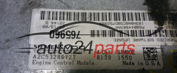 KOMPUTER STEROWNIK SILNIKA DODGE CALIBER P68044507AA, 765960, A2C53286727