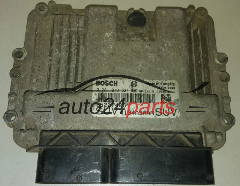 KOMPUTER STEROWNIK SILNIKA FIAT SEDICI BOSCH 0 281 013 531, 0281013531, 55207405
