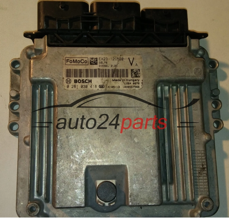 KOMPUTER STEROWNIK SILNIKA JAGUAR XF BOSCH 0 281 030 418, 0281030418, EX-12C520-VA, EX12C520VA